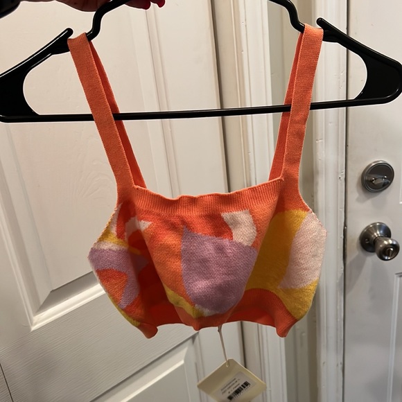 PepperMayo Matching Cropped Tank and Shorts set - Picture 2 of 5